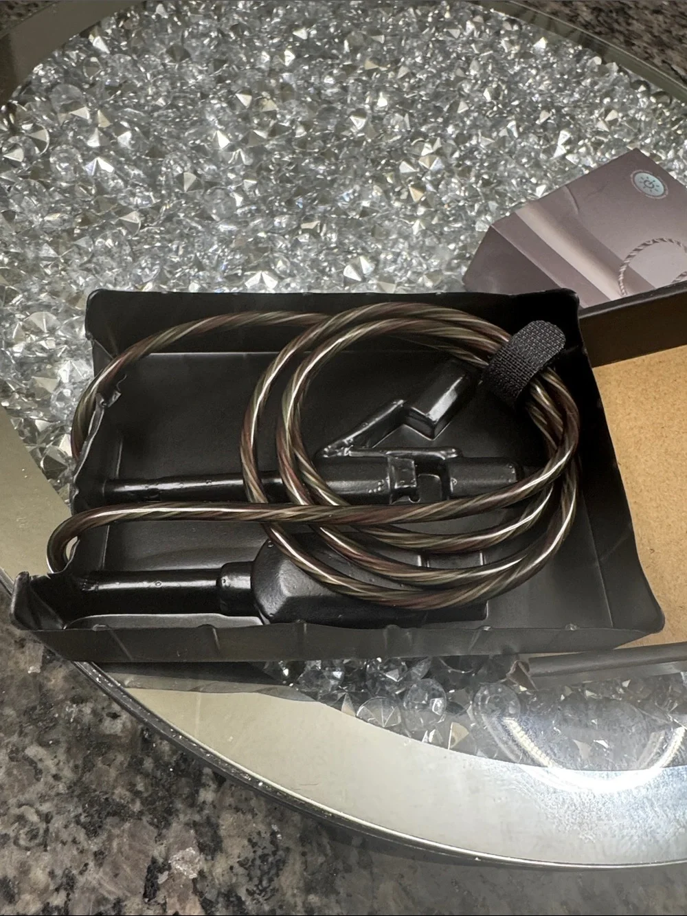 Interactive LED Charging Cable - Black